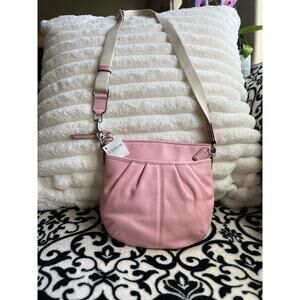 NWT Vintage Coach Swingpack Baby Pink Leather Crossbody